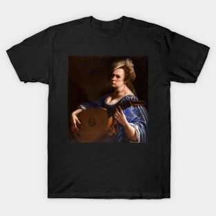 Artemisia Gentileschi , Self Portrait as a Lute Player T-Shirt